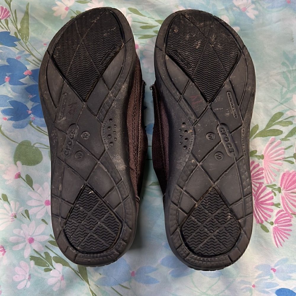 Crocs Walu Canvas Loafers Distressed - Picture 10 of 12